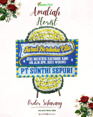 Papan Bunga Duka di Waropen Bawah